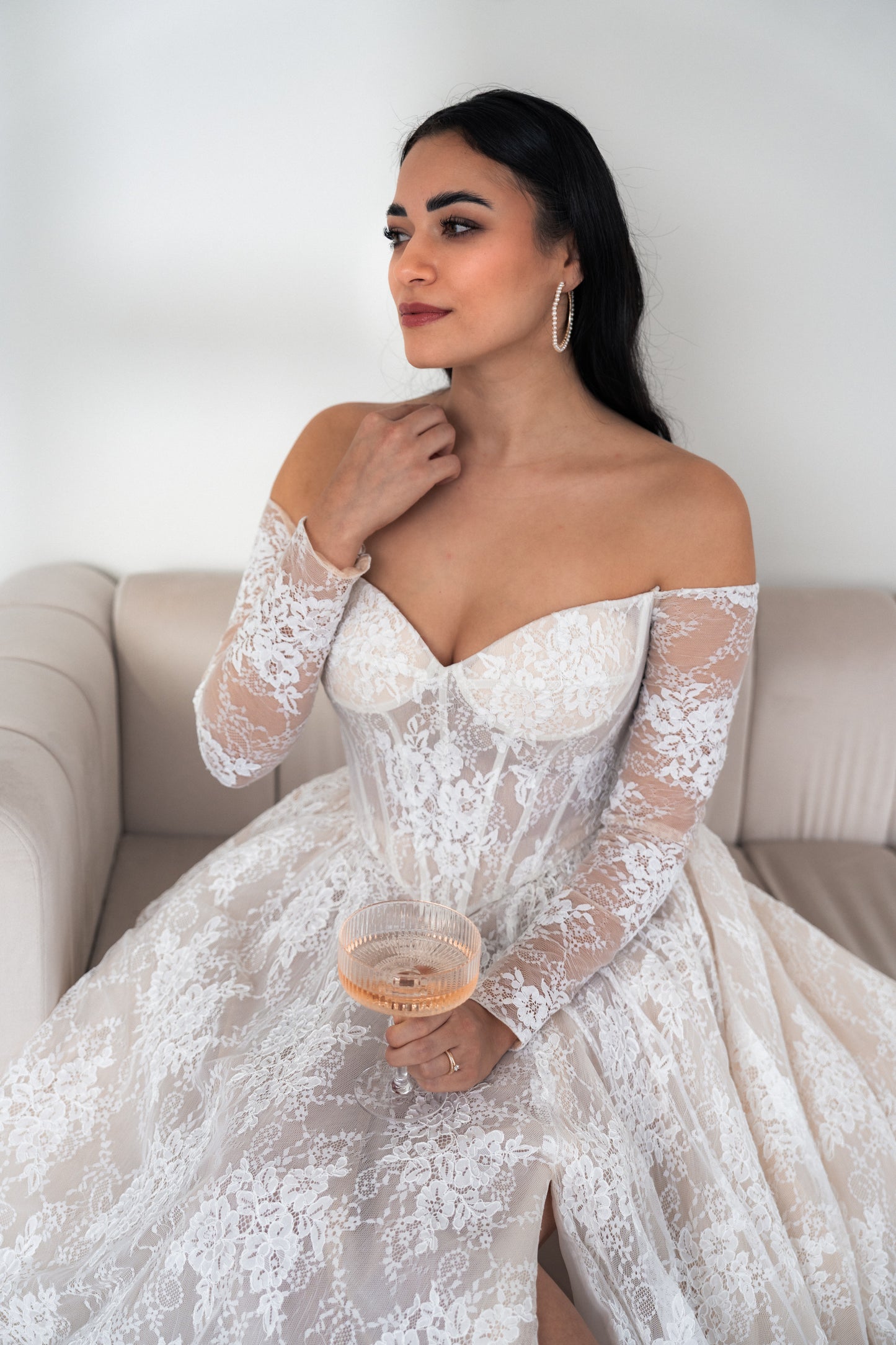 Carla Corsage blush